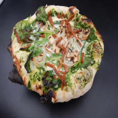 Pizza Popeye végane – 100% végétale
