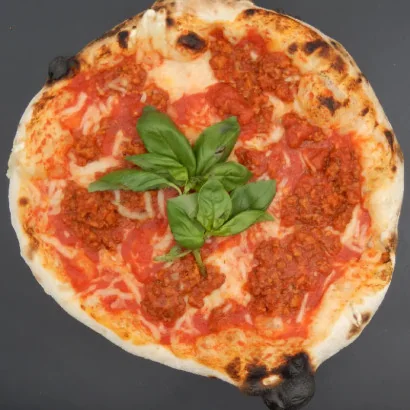 Pizza Volognaise végane – 100% végétale