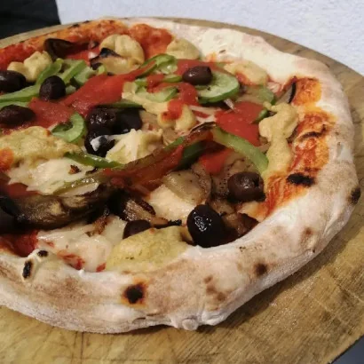 Pizza Houmous – 100% végétale